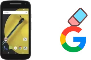 How to delete the Google account in Motorola Moto E (2nd Gen) XT1527