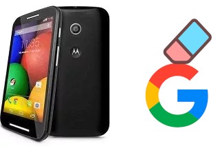 How to delete the Google account in Motorola Moto E Dual SIM