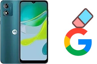 How to delete the Google account in Motorola Moto E13