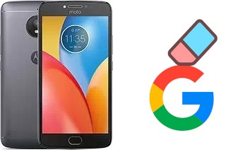 How to delete the Google account in Motorola Moto E4 Plus