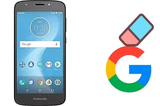 How to delete the Google account in Motorola Moto E5 Cruise