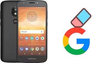 How to delete the Google account in Motorola Moto E5 Play