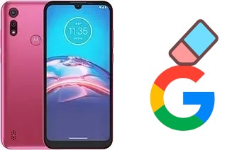 How to delete the Google account in Motorola Moto E6i