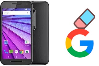 How to delete the Google account in Motorola Moto G Dual SIM (3rd gen)