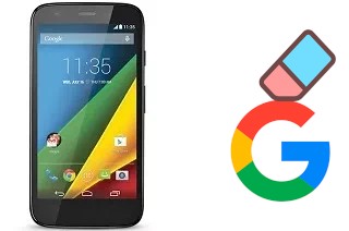 How to delete the Google account in Motorola Moto G Dual SIM