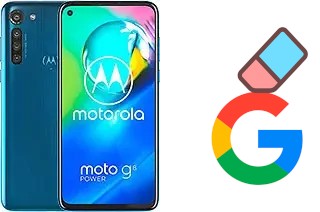 How to delete the Google account in Motorola Moto G8 Power