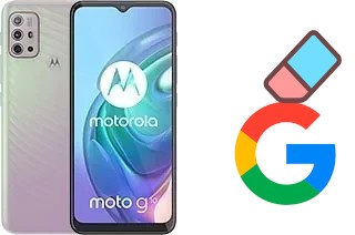 How to delete the Google account in Motorola Moto G10