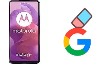 How to delete the Google account in Motorola Moto G24