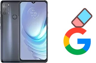 How to delete the Google account in Motorola Moto G50
