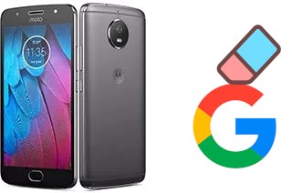 How to delete the Google account in Motorola Moto G5S