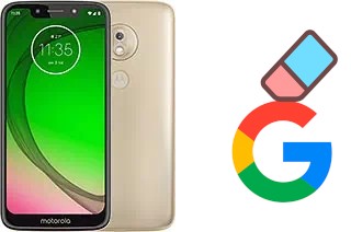 How to delete the Google account in Motorola Moto G7 Play