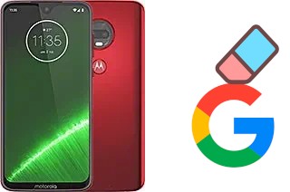 How to delete the Google account in Motorola Moto G7 Plus