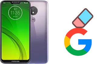 How to delete the Google account in Motorola Moto G7 Power