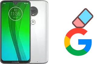 How to delete the Google account in Motorola Moto G7