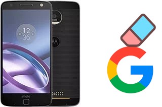 How to delete the Google account in Motorola Moto Z