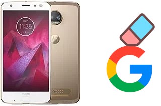 How to delete the Google account in Motorola Moto Z2 Force