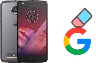 How to delete the Google account in Motorola Moto Z2 Play