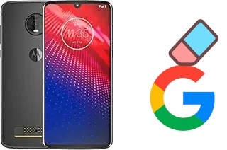 How to delete the Google account in Motorola Moto Z4