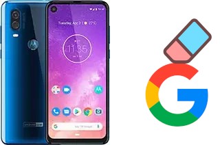 How to delete the Google account in Motorola One Vision