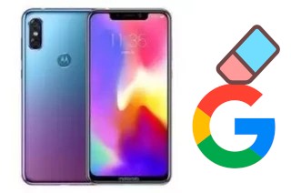 How to delete the Google account in Motorola P30 Note