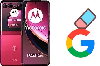 How to delete the Google account in Motorola Razr 40 Ultra