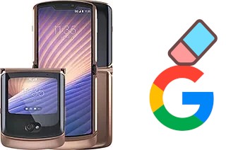 How to delete the Google account in Motorola Razr 5G