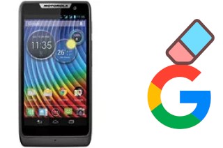 How to delete the Google account in Motorola RAZR D3