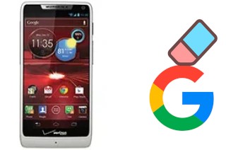 How to delete the Google account in Motorola DROID RAZR M