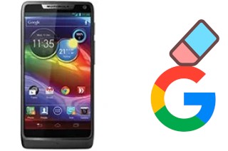 How to delete the Google account in Motorola RAZR M XT905