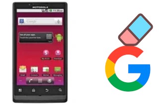 How to delete the Google account in Motorola Triumph