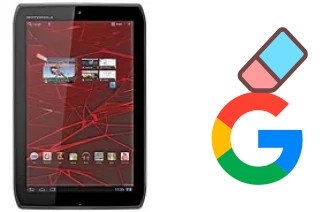 How to delete the Google account in Motorola XOOM 2 Media Edition 3G MZ608