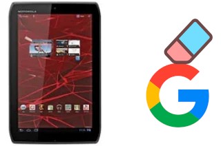 How to delete the Google account in Motorola XOOM 2 Media Edition MZ607