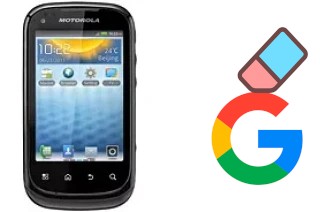 How to delete the Google account in Motorola XT319