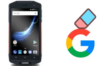 How to delete the Google account in MyPhone Hammer Bolt