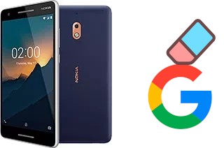 How to delete the Google account in Nokia 2.1