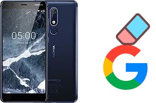 How to delete the Google account in Nokia 5.1