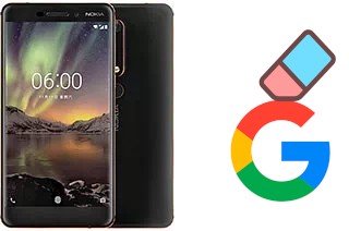 How to delete the Google account in Nokia 6.1