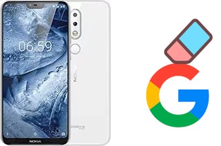 How to delete the Google account in Nokia 6.1 Plus (Nokia X6)