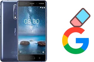 How to delete the Google account in Nokia 8