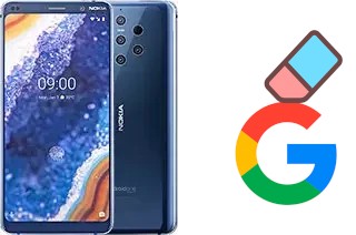 How to delete the Google account in Nokia 9 PureView