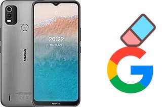 How to delete the Google account in Nokia C21 Plus