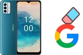 How to delete the Google account in Nokia G22