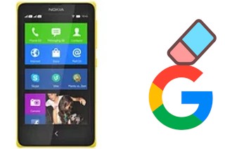 How to delete the Google account in Nokia X