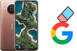 How to delete the Google account in Nokia X20