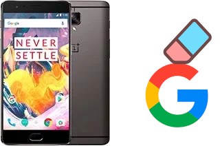 How to delete the Google account in OnePlus 3T