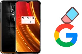 How to delete the Google account in OnePlus 6T McLaren