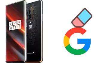 How to delete the Google account in OnePlus 7T Pro 5G McLaren