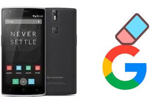 How to delete the Google account in OnePlus One