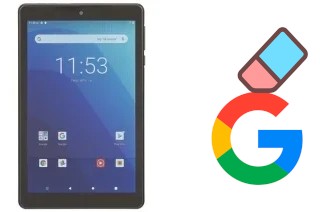 How to delete the Google account in ONN Tablet Pro 8