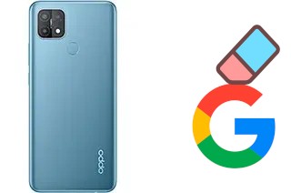 How to delete the Google account in Oppo A15